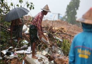 Myanmar’da Toprak Kayması,41 Ölü