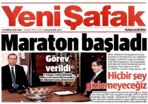 Yeni Şafak da Davutoğlu Yok Saydı!