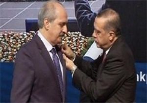 NUMAN KURTULMUŞ AK PARTİ ROZETİNİ TAKTI!