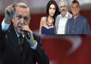 Erdoğan dan  Çakır,Özdil ve Aziz e Tepki