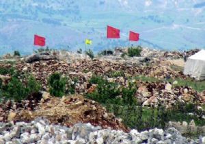 KARAKOL DUVARINA ÖCALAN BAYRAĞI!