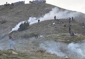 TUNCELİ DE KALEKOL İNŞAATINA BASKIN