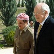 CHENEY, KUZEY IRAK TA BARZANİ NİN KONUTUNDA 