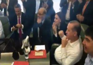 Cumhurbaşkanı Erdoğan ın Gol Sevinci