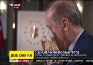 Erdoğan ı  Duygulandıran Görüntüler