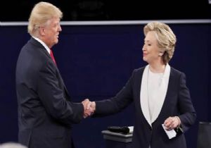 Clinton ve Trump ikinci Raundta Kapıştı