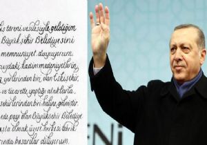 Erdoğan dan CHP li Belediyeye Tebrik