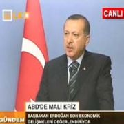 BAŞBAKAN ERDOĞAN , EKONOMİK KREZİ DEĞERLENDİRDİ