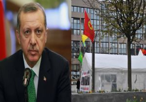 Erdoğan dan AB ye PKK Çadırı Tepkisi