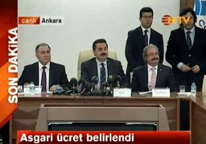 FLAŞ.. YENİ ASGARİ ÜCRET AÇIKLANDI