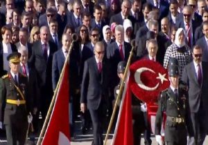 Anıtkabir de Cumhuriyet Bayramı Töreni