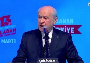 Bahçeli den MHP Kurultayında Flaş Sözler