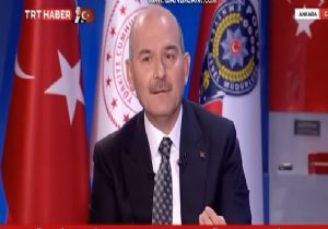 İçişleri Bakanı Soylu TRT Haber de