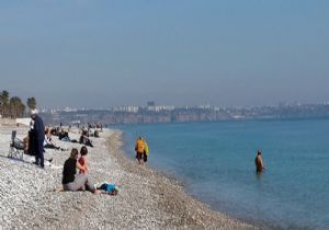 Antalya da Sosyal Mesafeli ‘Deniz Keyfi’