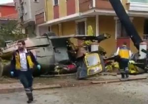 İstanbul da Helikopter Kazası,3 Şehit