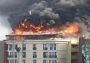 Ankara Maltepe de Otel Yangını