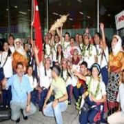 DÜNYA BİRİNCİSİ FOLKLOR EKİBİMİZ DÖNDÜ