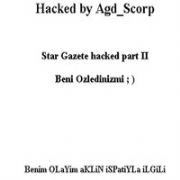 STAR GAZETESİ HACKLENDİ!