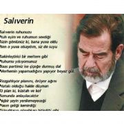 SADDAM DAN ŞİİRLİ VEDA