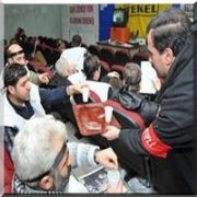 ALEVİLERDEN TEKEL İŞÇİLERİNE DESTEK