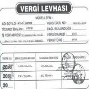 VERGİ LEVHALARI TARİH OLACAK