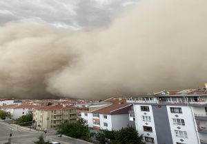 Ankara da Kum Fırtınası Kabusu