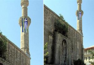 Yunanistan da Camiye Çirkin Saldırı