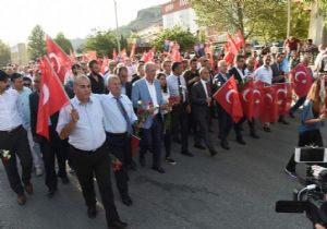 CHP den Tunceli de Teröre Hayır Yütüyüşü