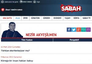 Sabah Yazarı da O Bildiriyi İmzalamış!