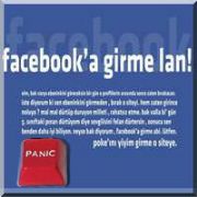 FACEBOOK  PANİK  TUŞUNDAN VAZ GEÇTİ