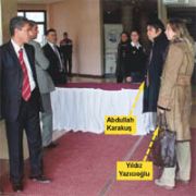 MUHABİRLERİ İÇERİ ALMADILAR