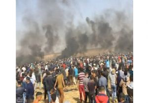 İsrail Yine Gazze de Yürüyüşe Ateş Açtı
