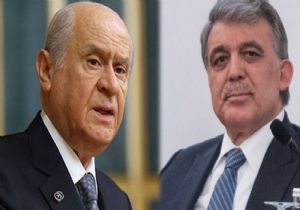 Gül den Bahçeli ye Videolu Yanıt