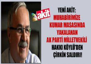  AKP Milletvekili Muhabirimize Saldırdı 