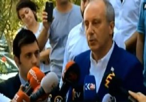 Muharrem İnce: Koltuk Derdinde Değilim