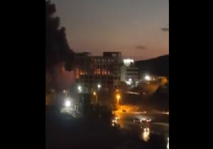 Ankara da Kargo Şirketinde Yangın