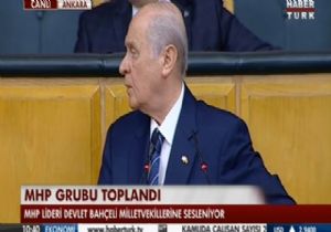 Prompter Bozuldu, Bahçeli Sustu!