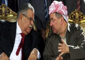 Talabani ile Barzani Birbirine Girdi