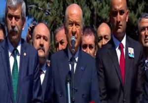 Bahçeli, Türkeş i Anmada Konuştu