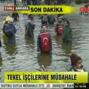 FLAŞ..TEKEL İŞÇİLERİNE BİBER GAZLI MÜDAHALE